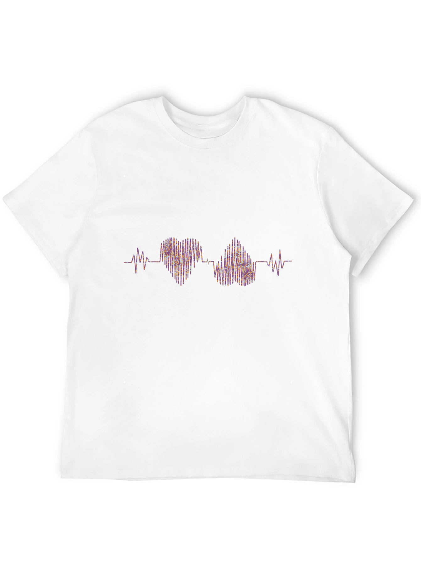 Heartbeat Heart T-Shirt - Black