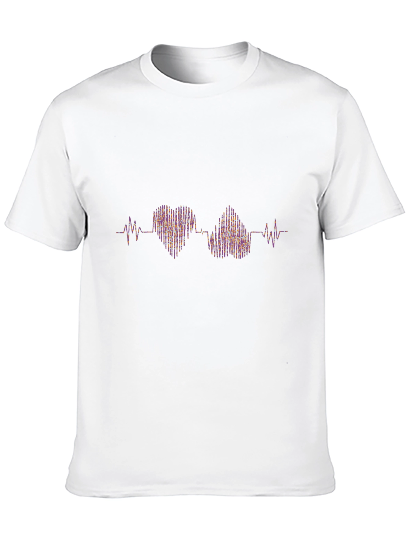 Heartbeat Heart T-Shirt - Black