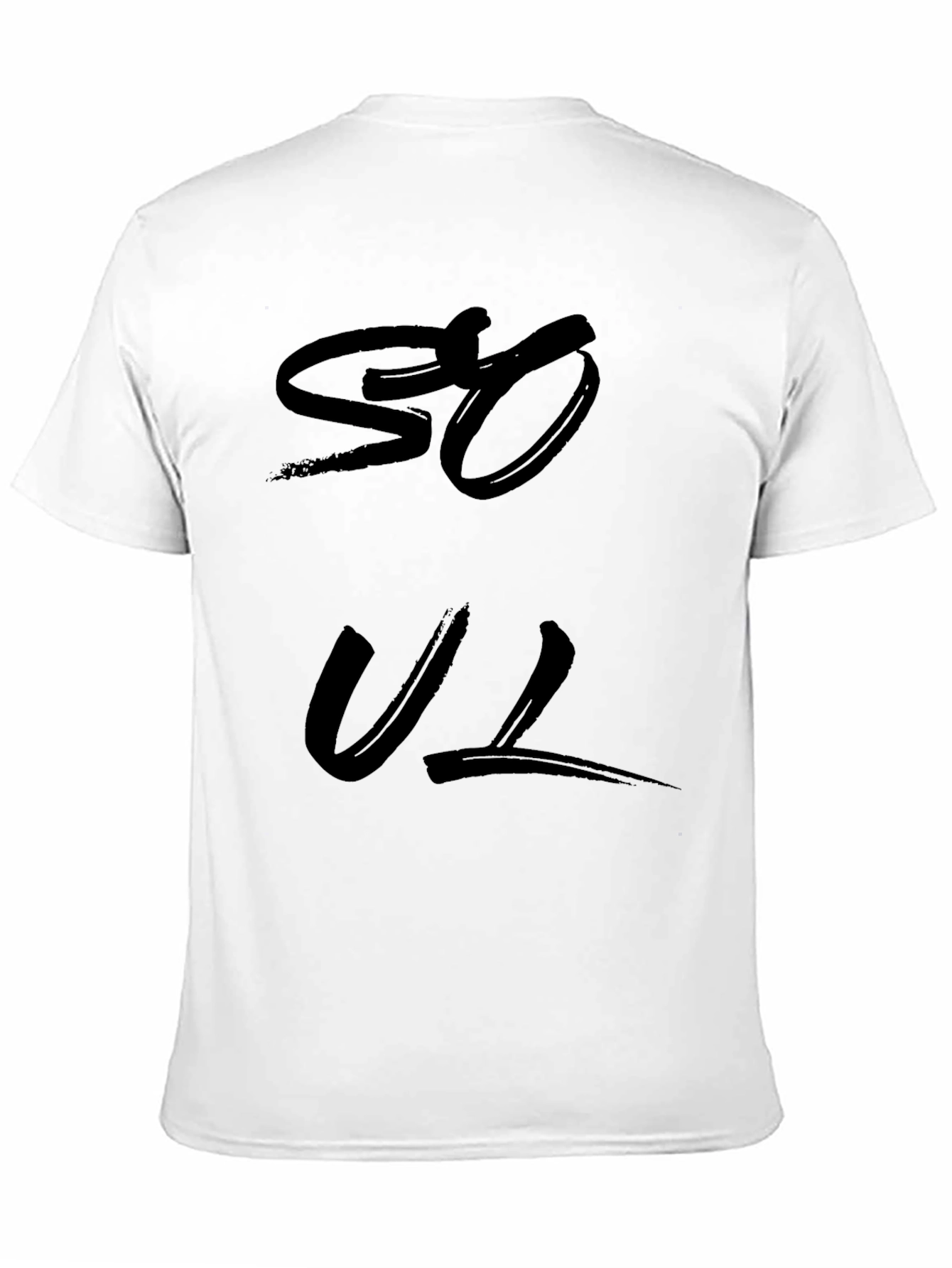 Soul Graphic Print T-Shirt - Black