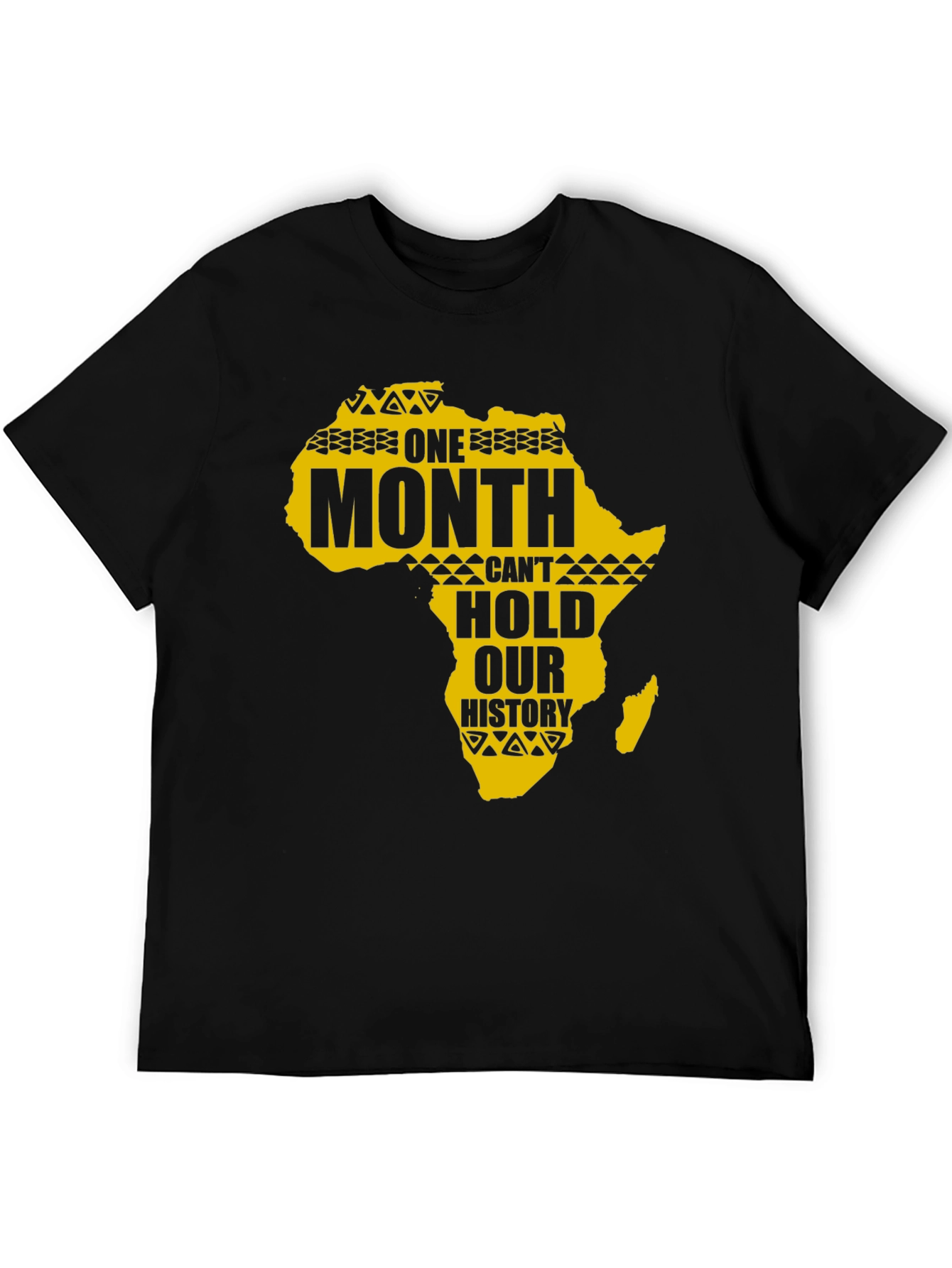 Black History Month Africa Map Graphic Tee