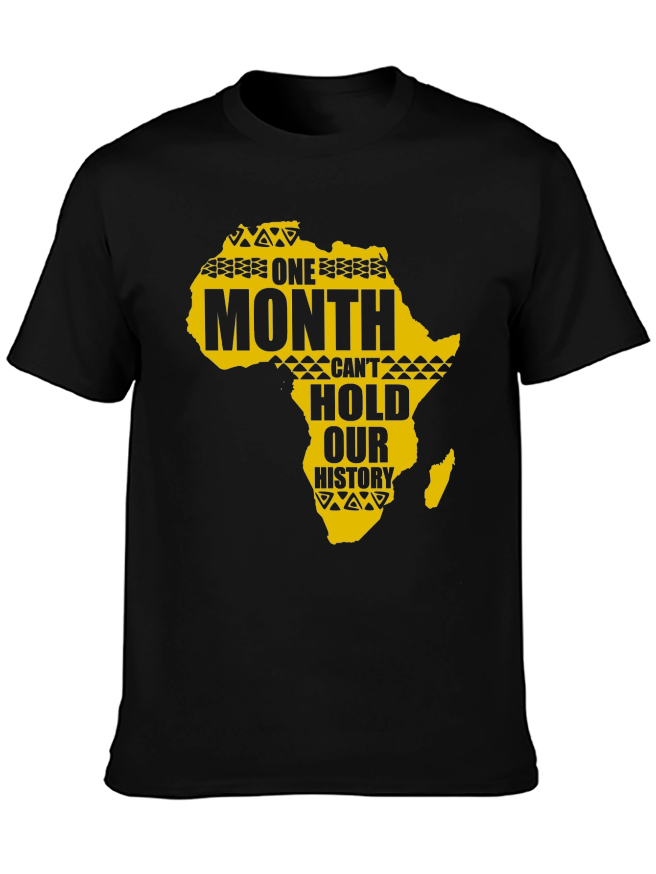 Black History Month Africa Map Graphic Tee