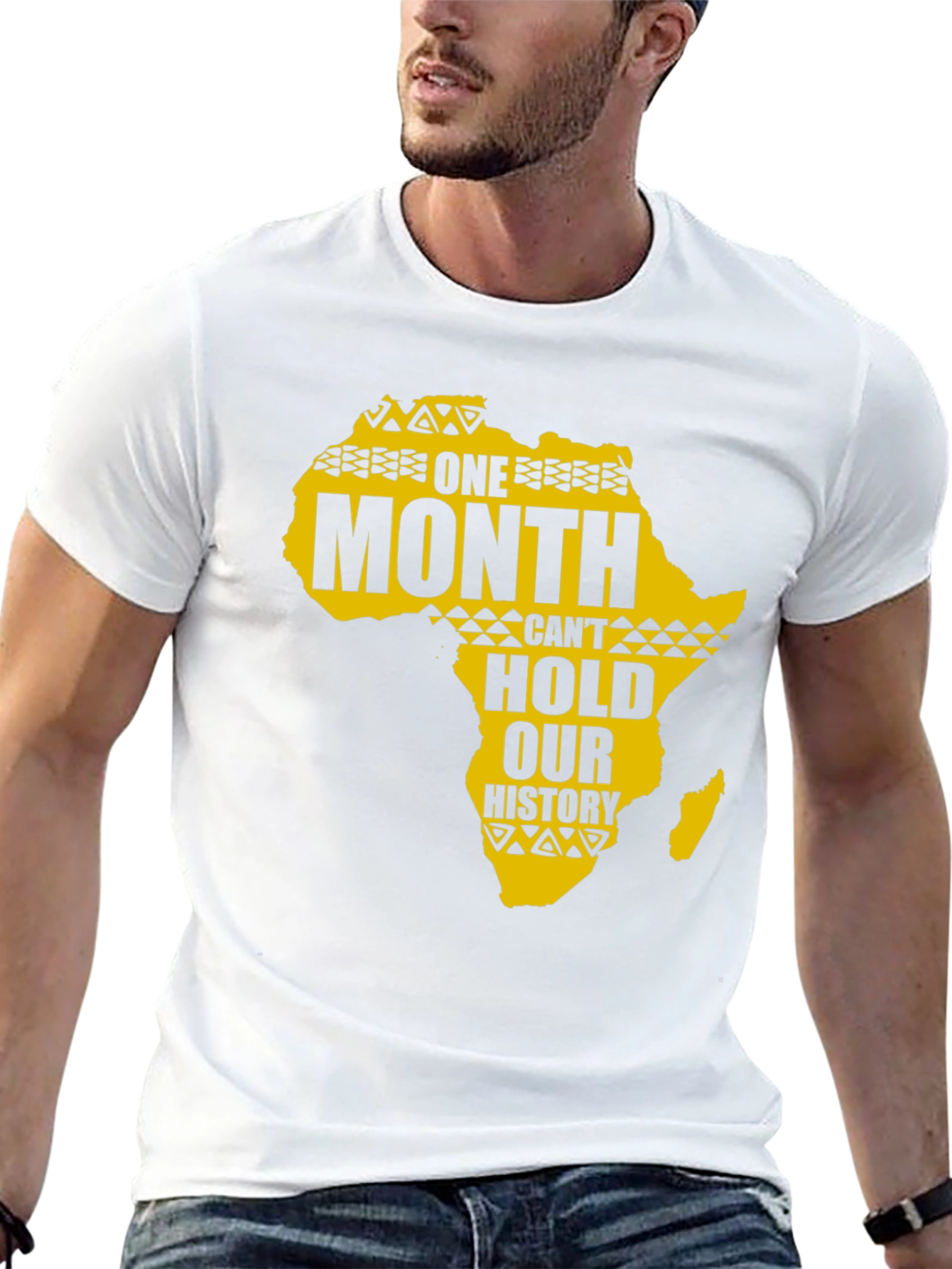 Black History Month Africa Map Graphic Tee
