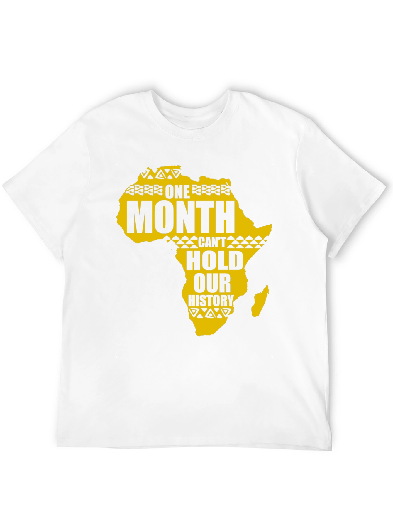 Black History Month Africa Map Graphic Tee