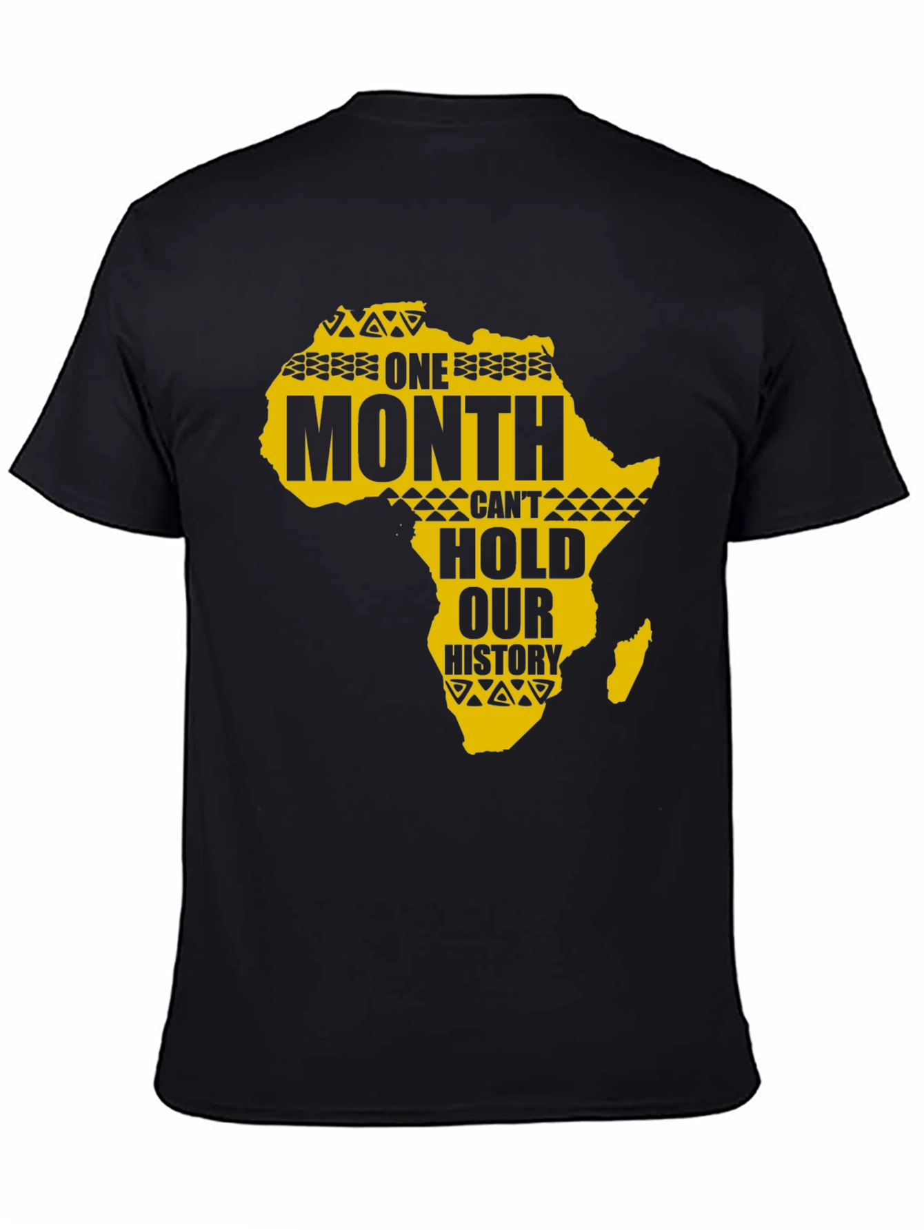 Black History Month Africa Map Graphic Tee