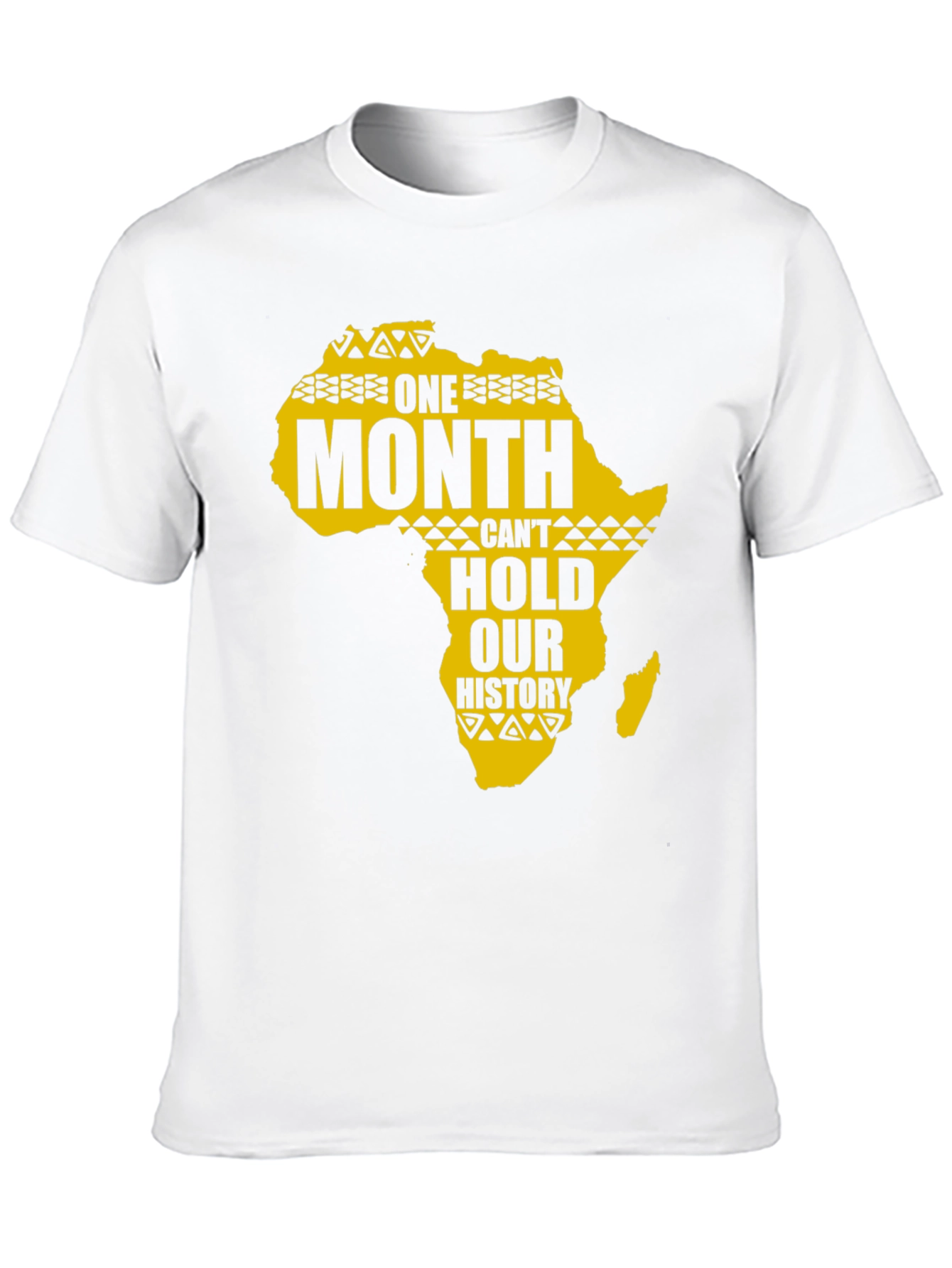 Black History Month Africa Map Graphic Tee