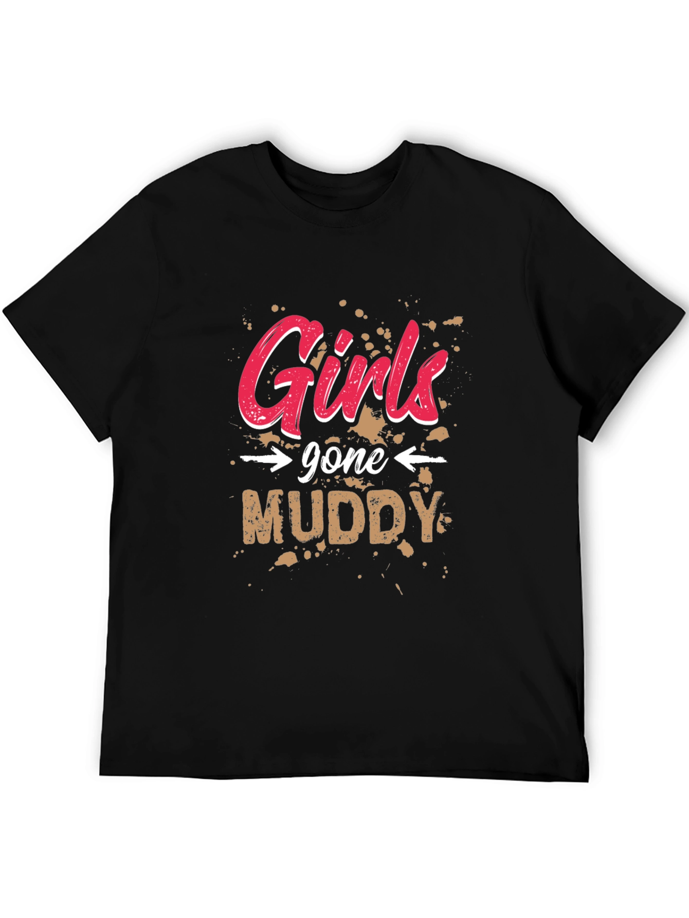 Girls Gone Muddy Black T-Shirt