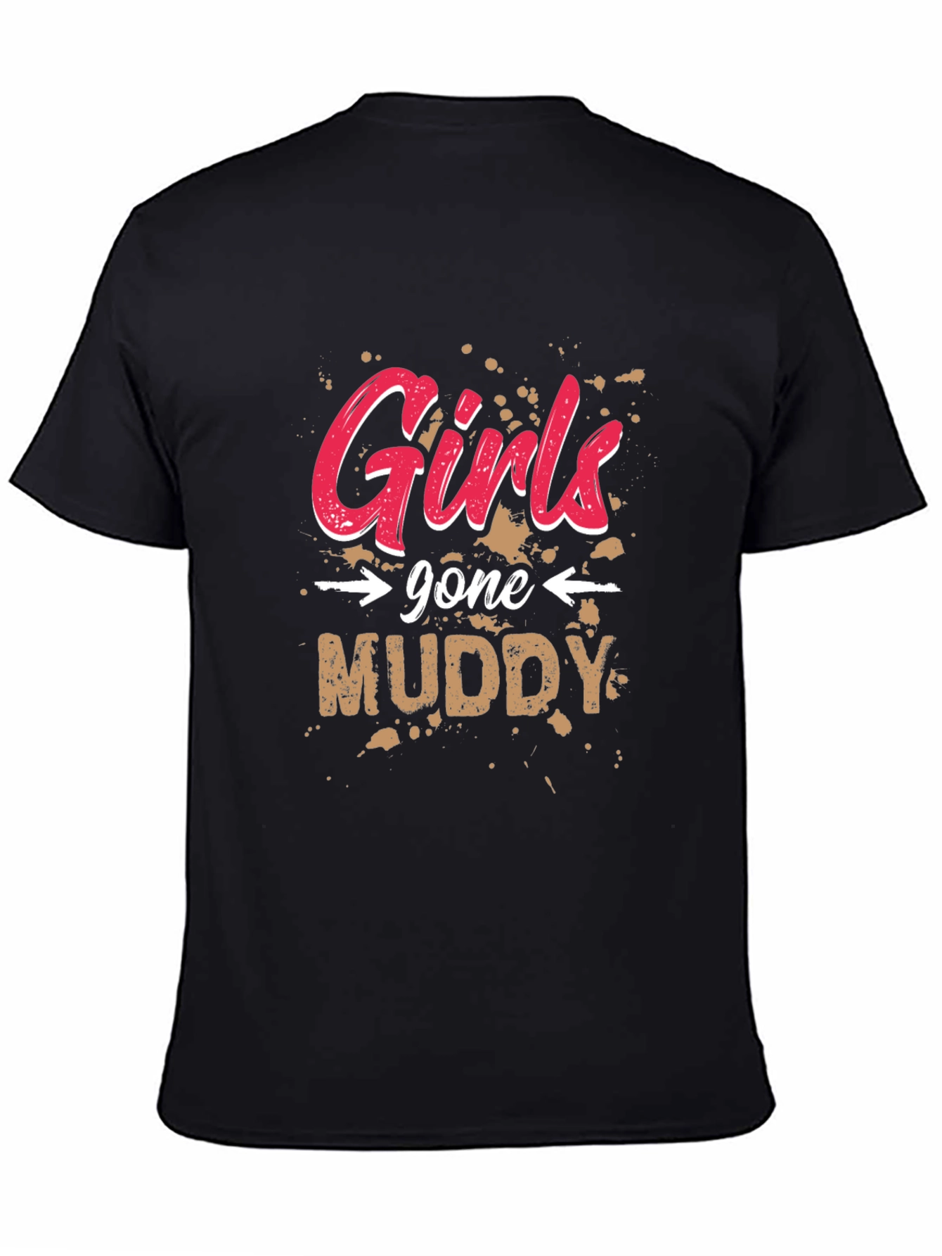 Girls Gone Muddy Black T-Shirt