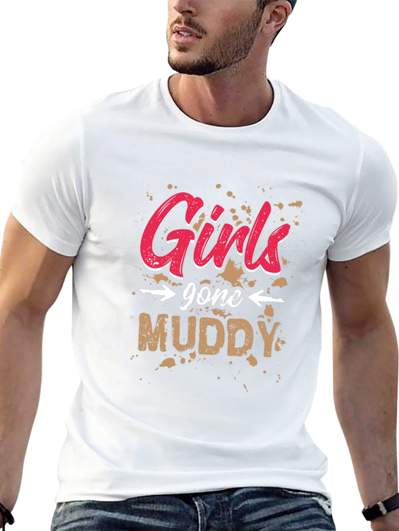 Girls Gone Muddy Black T-Shirt