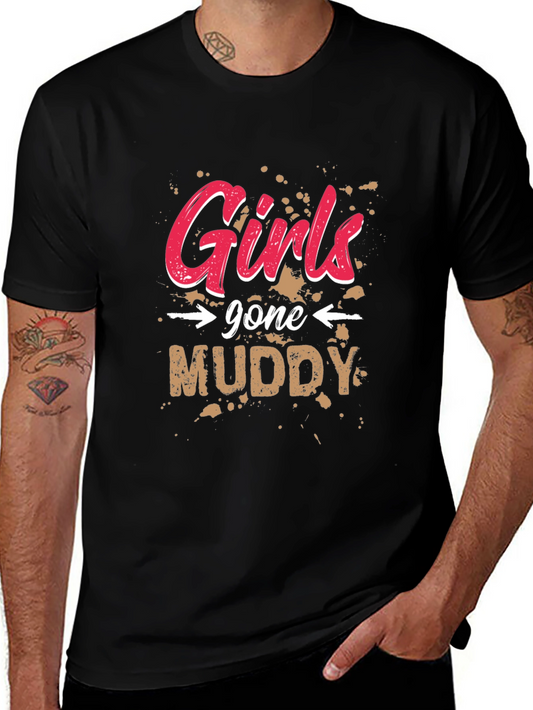 Girls Gone Muddy Black T-Shirt