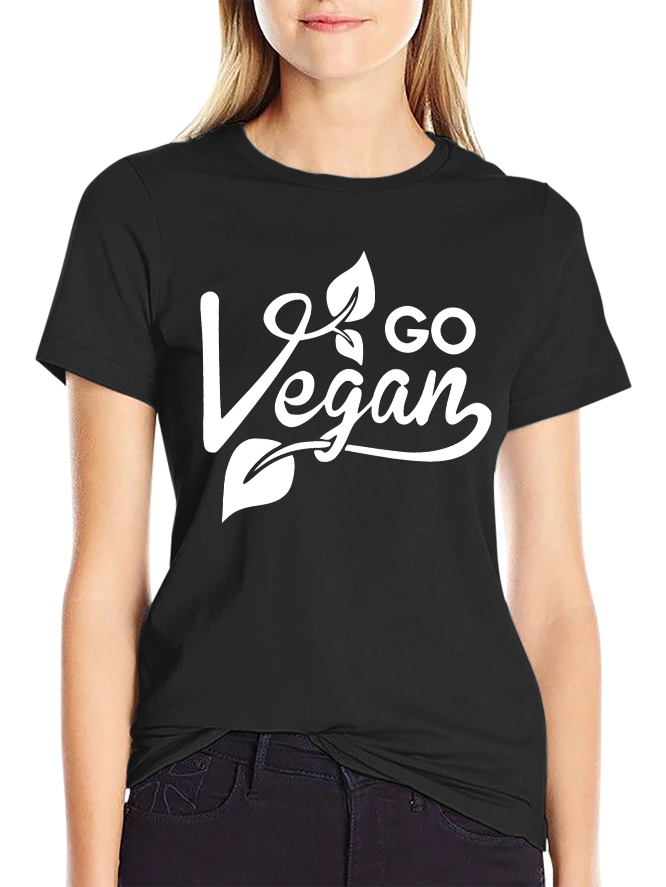 Go Vegan T-Shirt - Stylish Plant-Based Apparel