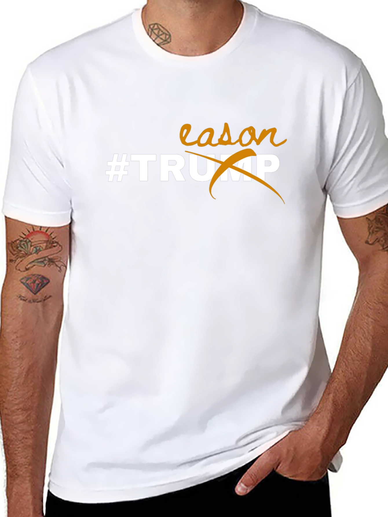 Anti-Trump T-Shirt Eason Design Black