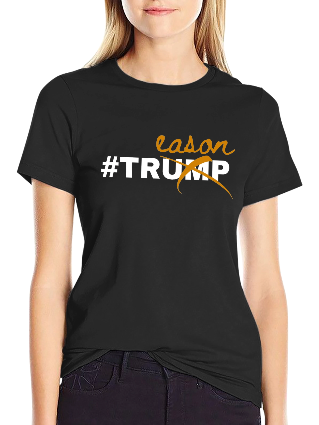 Anti-Trump T-Shirt Eason Design Black