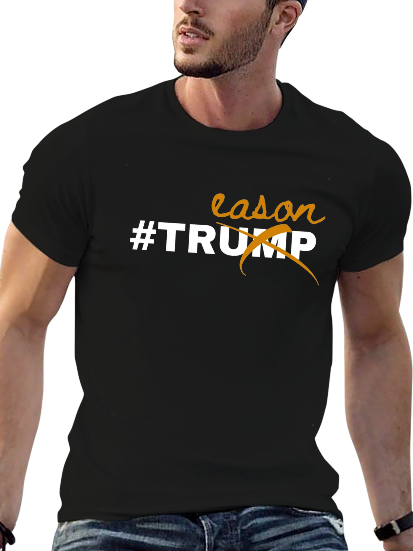 Anti-Trump T-Shirt Eason Design Black
