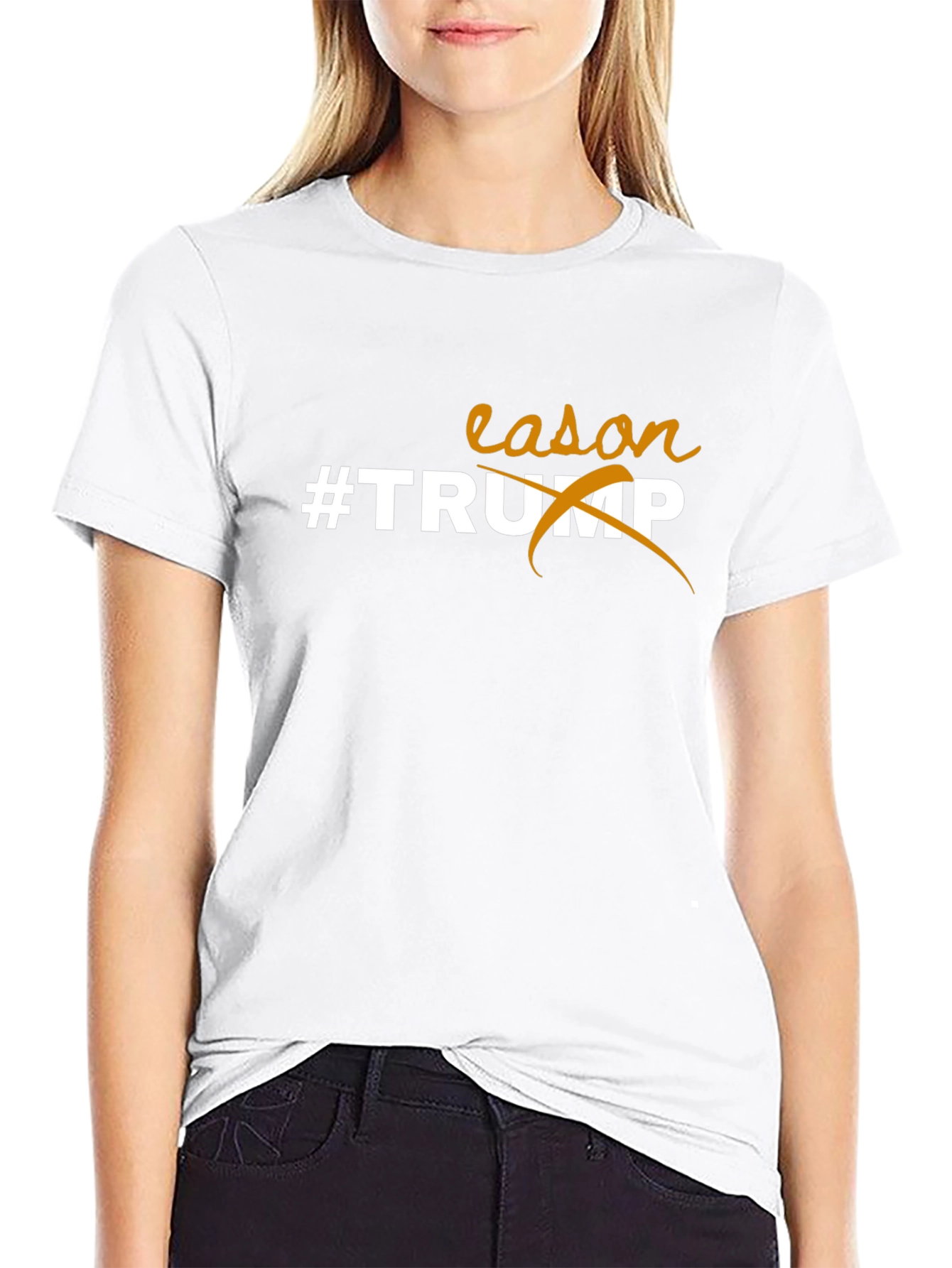 Anti-Trump T-Shirt Eason Design Black