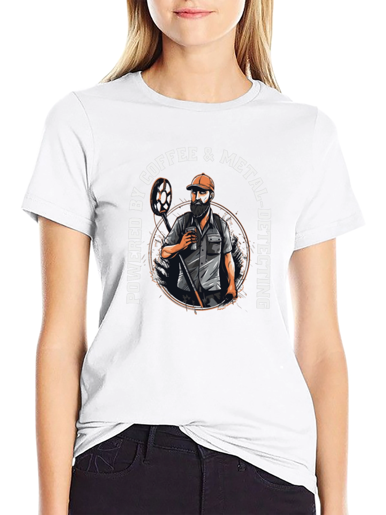 Coffee & Metal Detecting T-Shirt