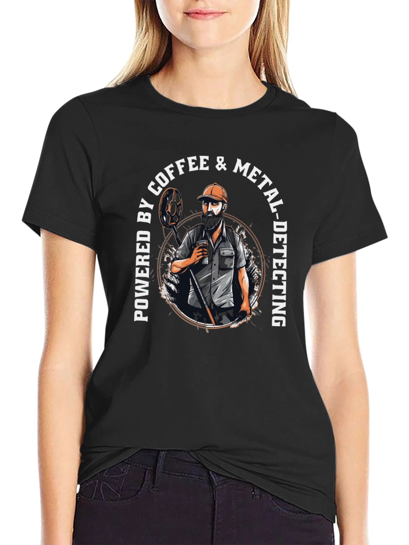 Coffee & Metal Detecting T-Shirt
