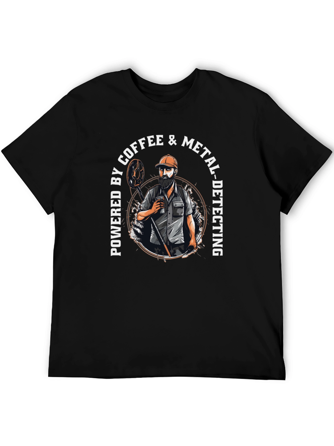 Coffee & Metal Detecting T-Shirt
