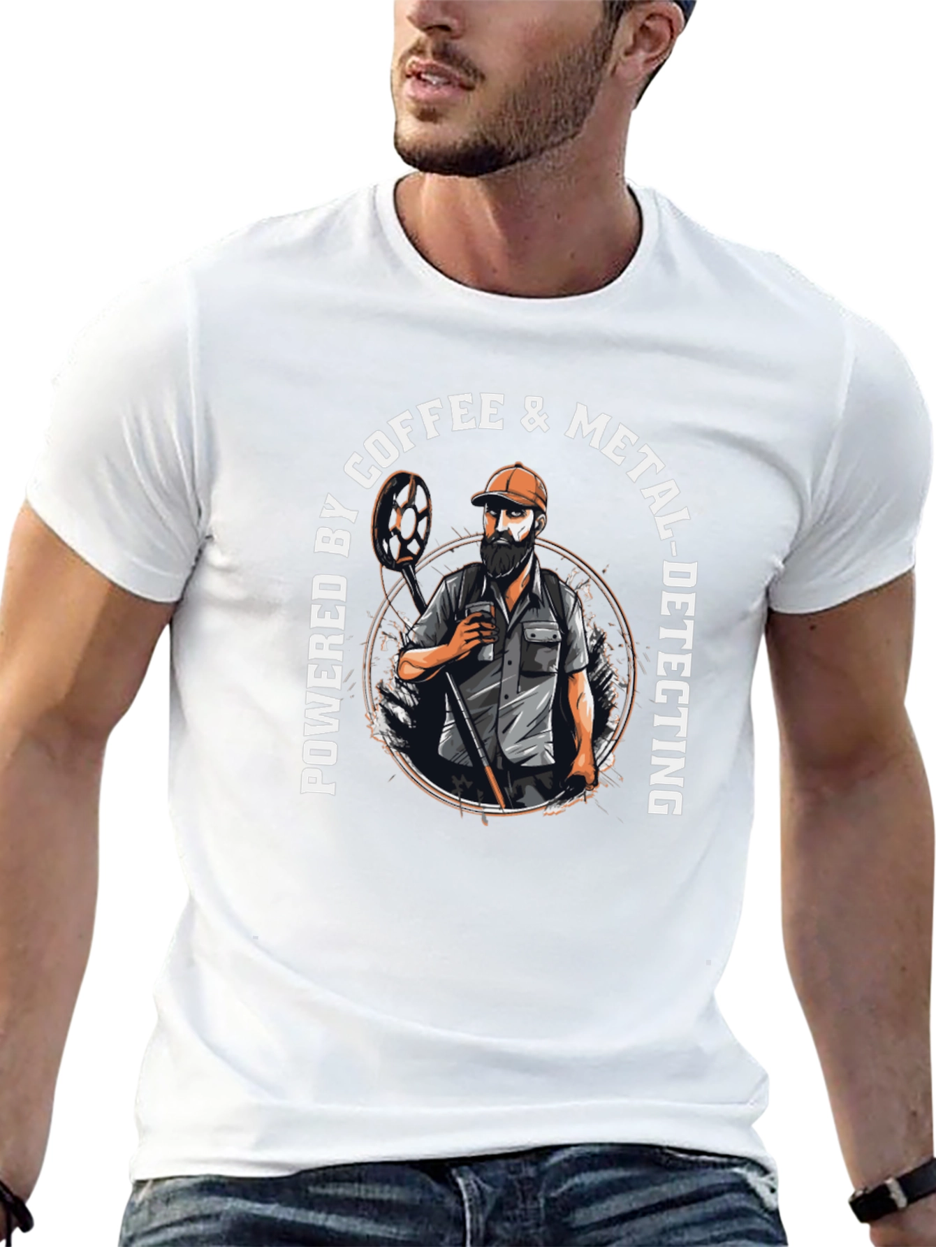 Coffee & Metal Detecting T-Shirt