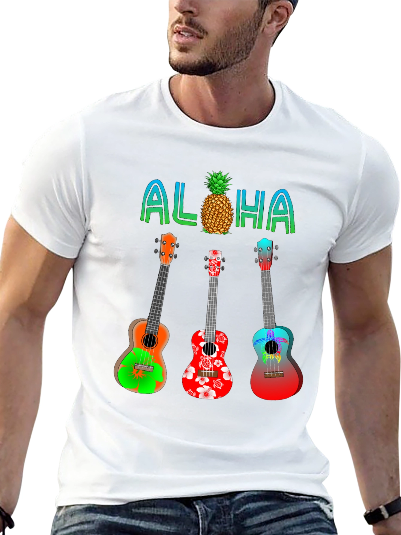 Aloha Ukulele Graphic Tee