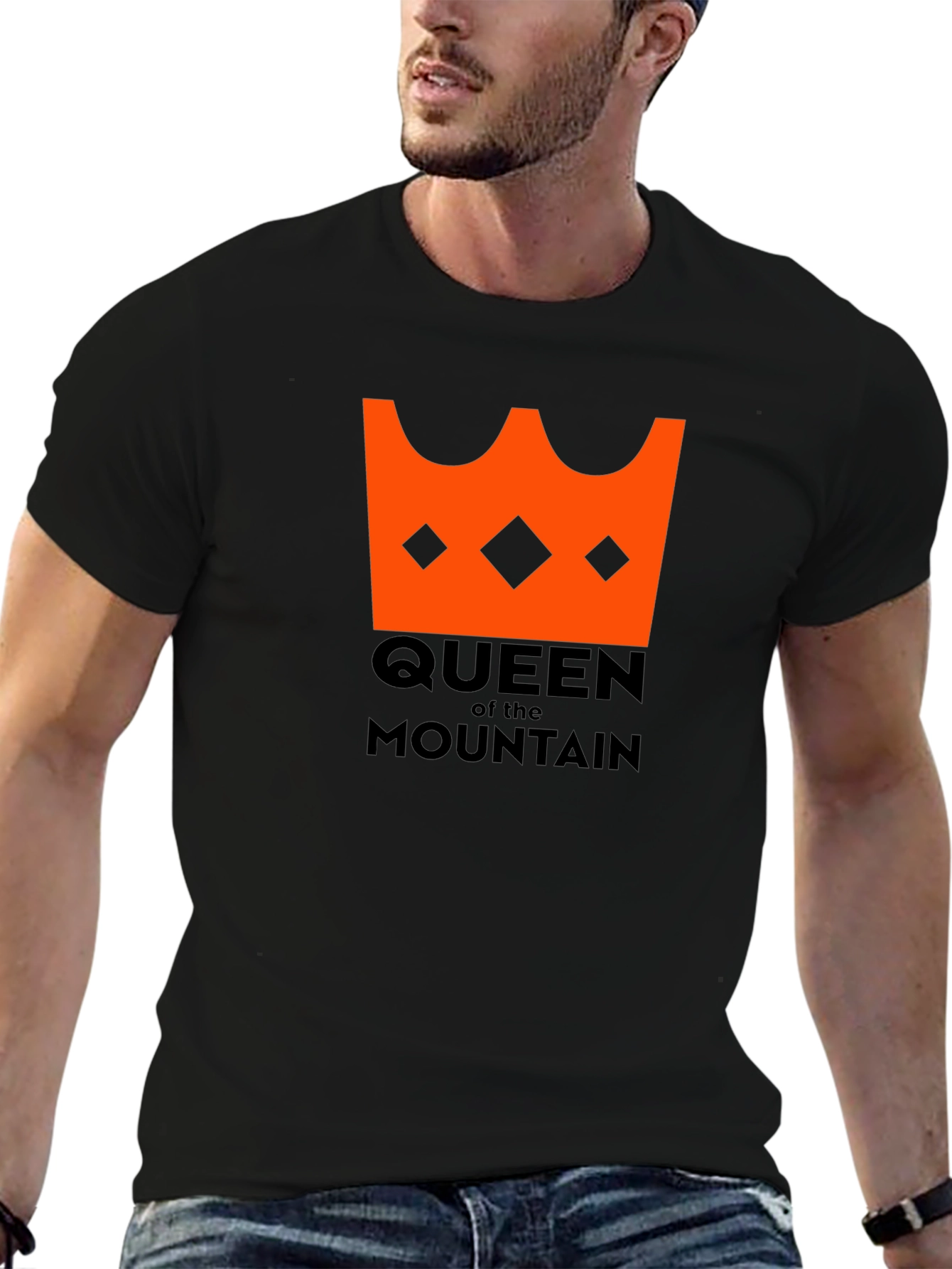 Queen of the Mountain Black Graphic Tee