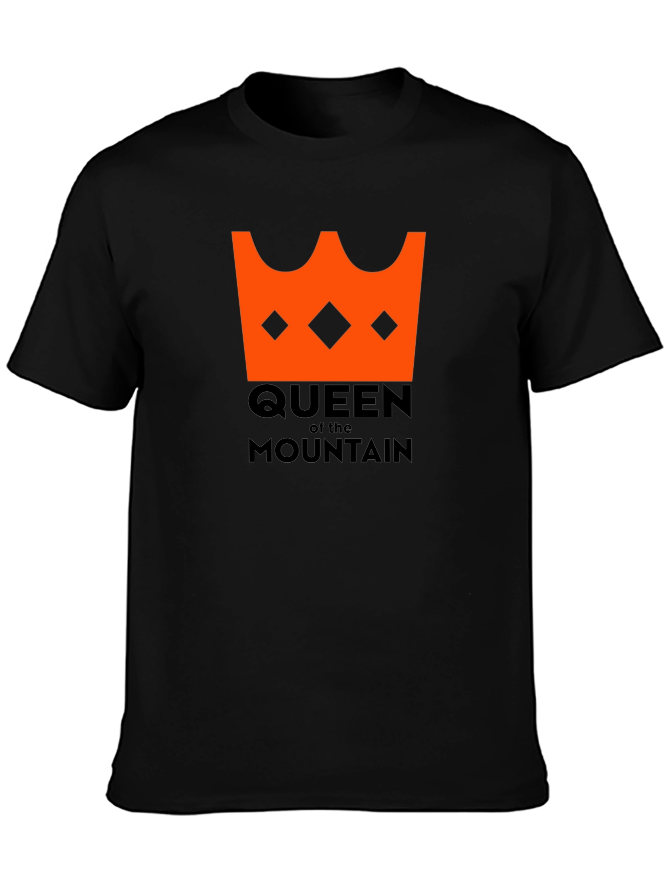 Queen of the Mountain Black Graphic Tee
