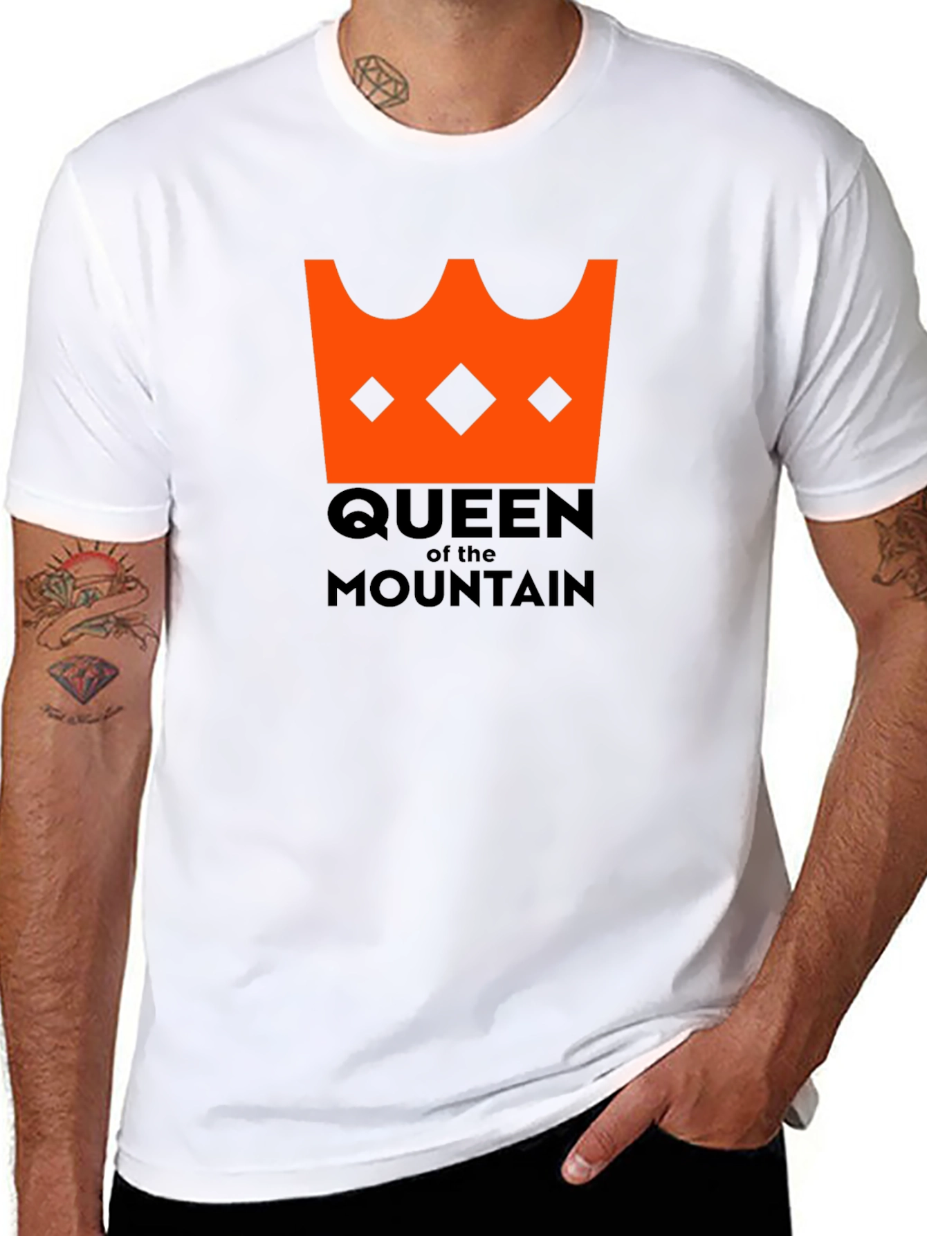 Queen of the Mountain Black Graphic Tee