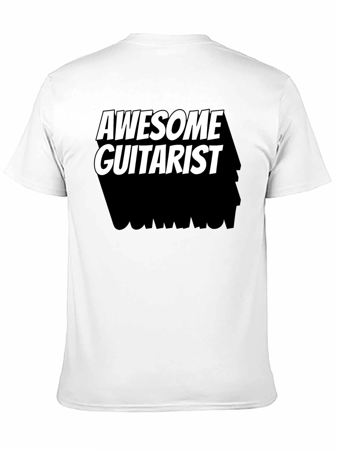 Awesome Guitarist Black T-Shirt