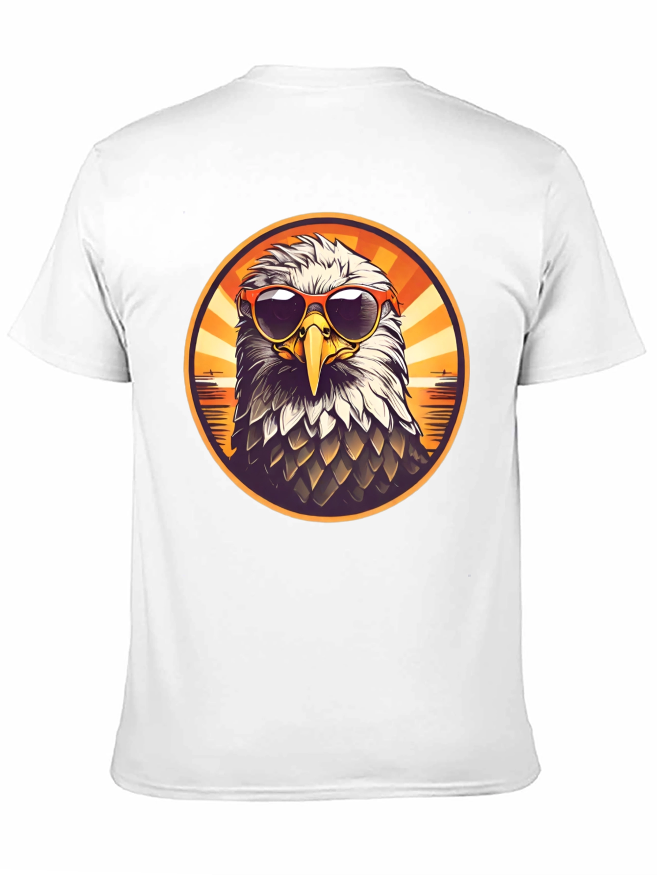 Cool Eagle Graphic Tee - Mens Black T-Shirt