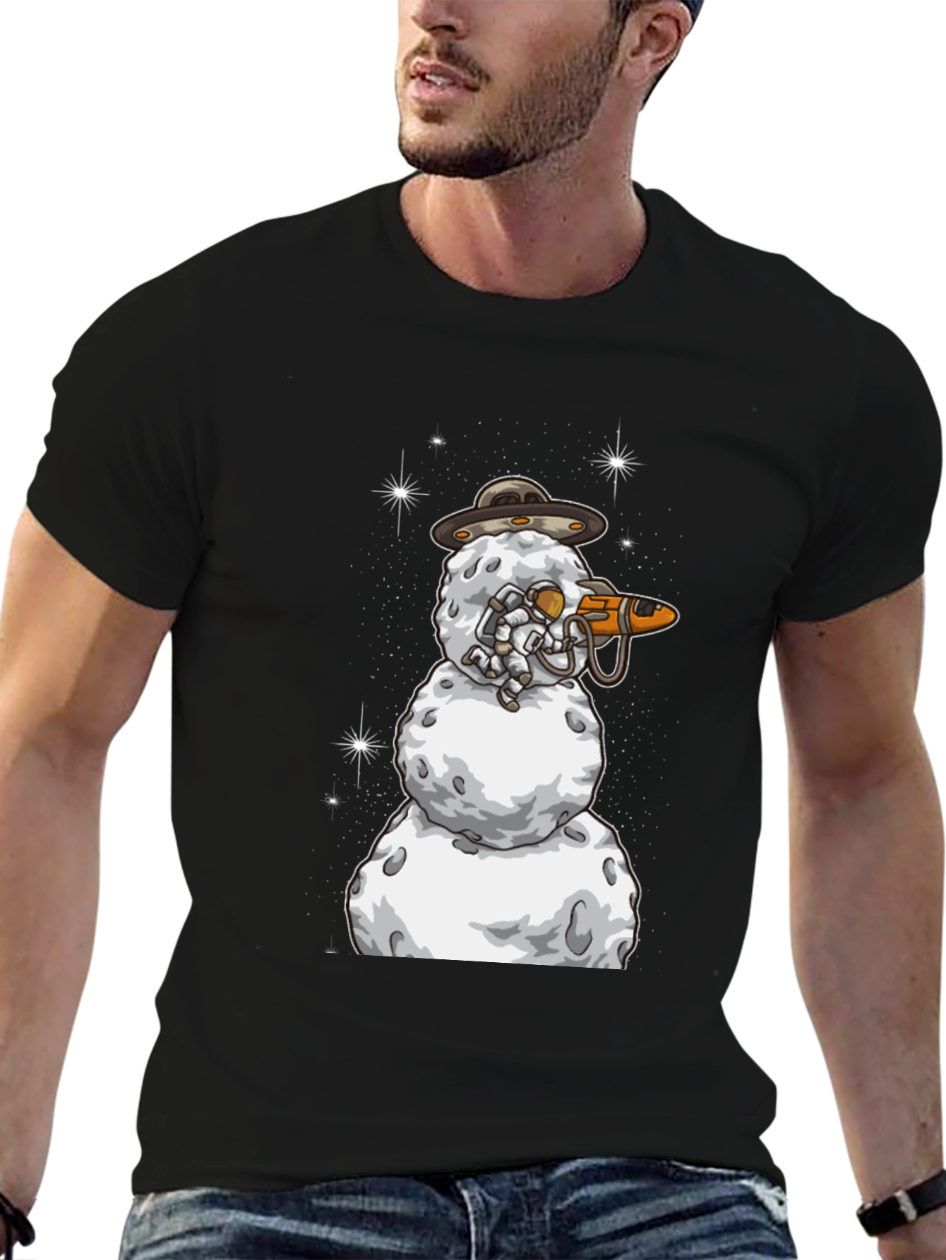 Sci-Fi Snowman T-Shirt