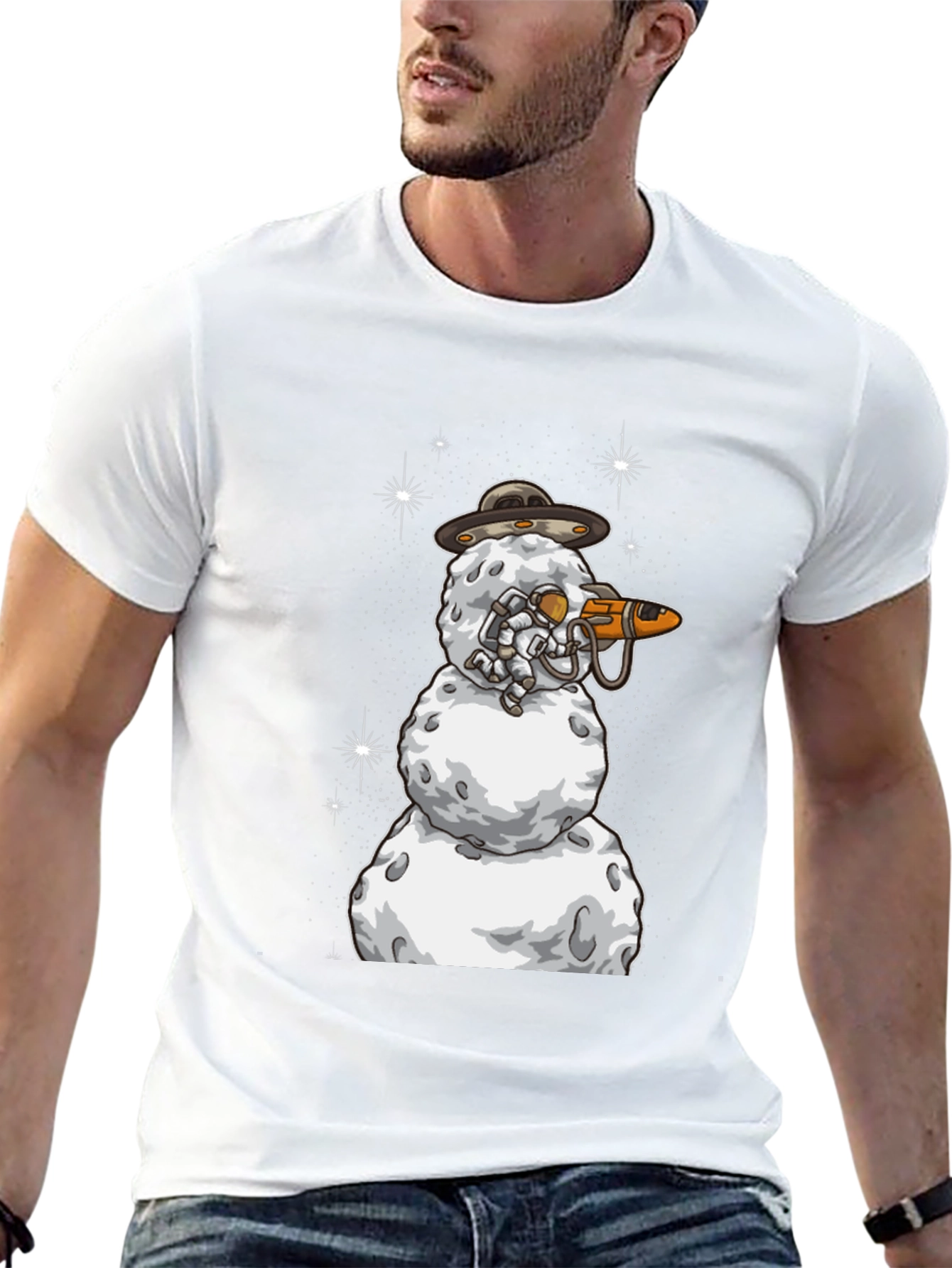 Sci-Fi Snowman T-Shirt