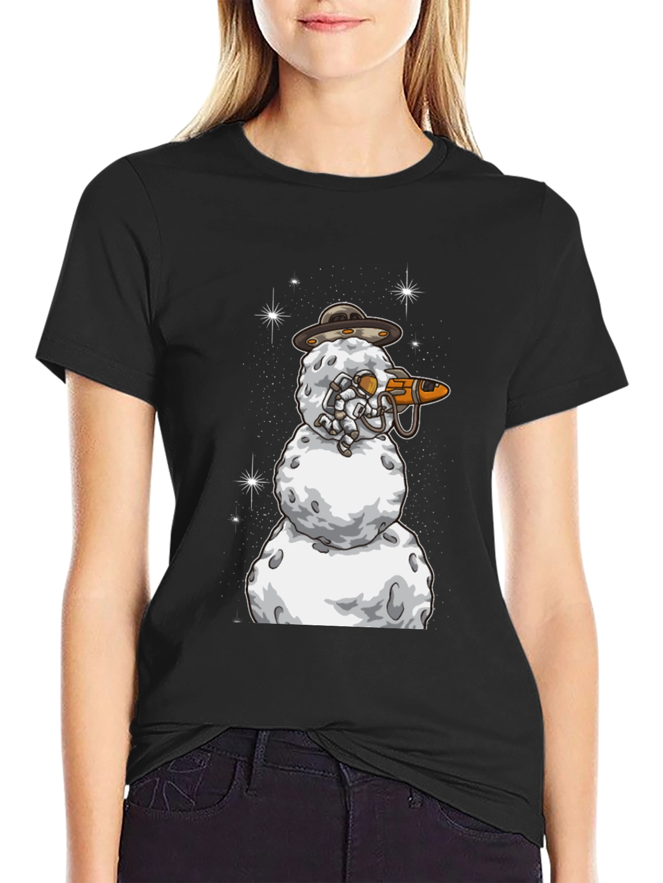 Sci-Fi Snowman T-Shirt