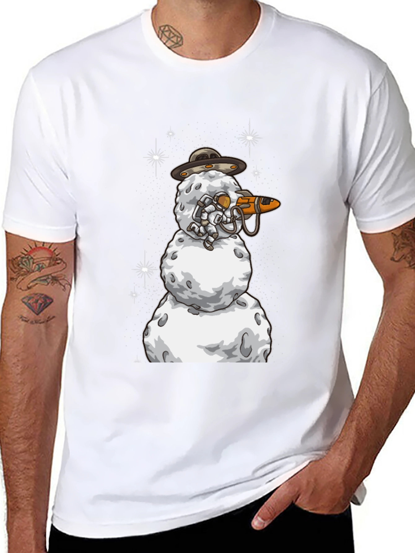 Sci-Fi Snowman T-Shirt