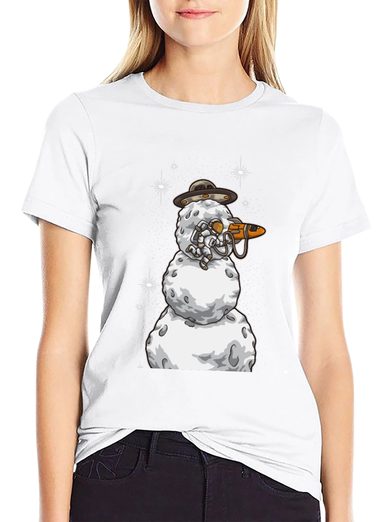 Sci-Fi Snowman T-Shirt