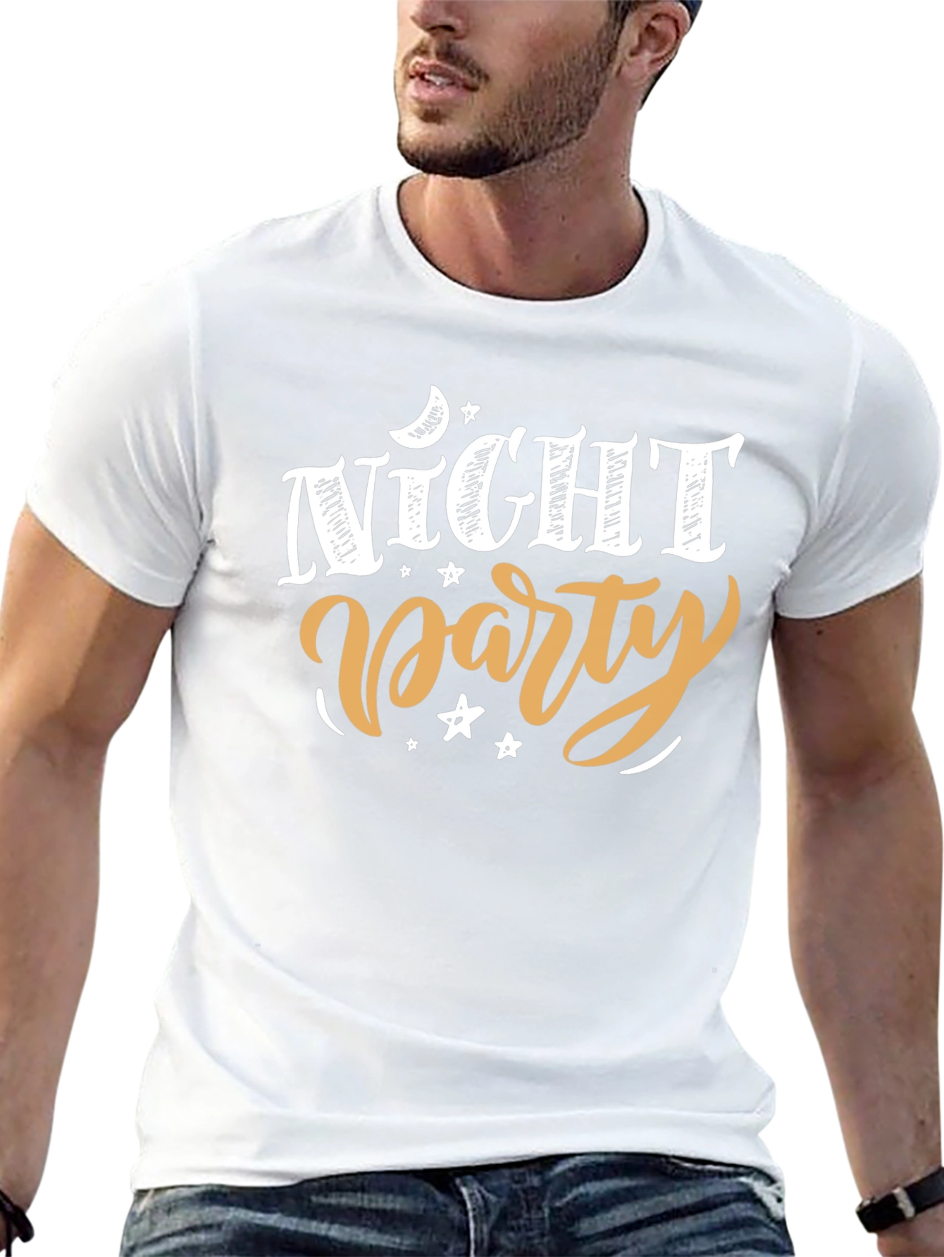Night Party Graphic Tee - Black T-Shirt