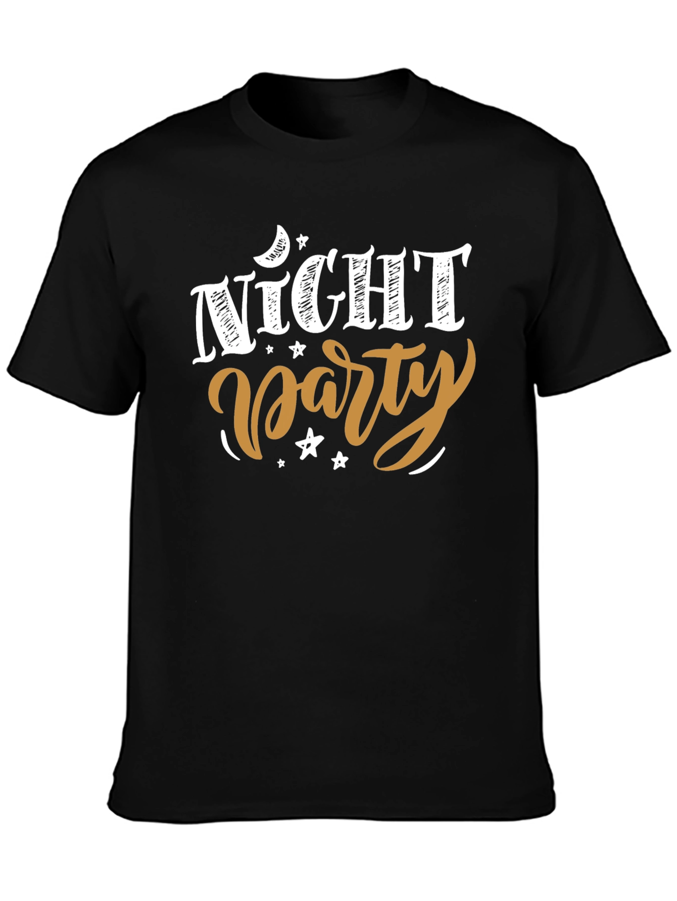 Night Party Graphic Tee - Black T-Shirt