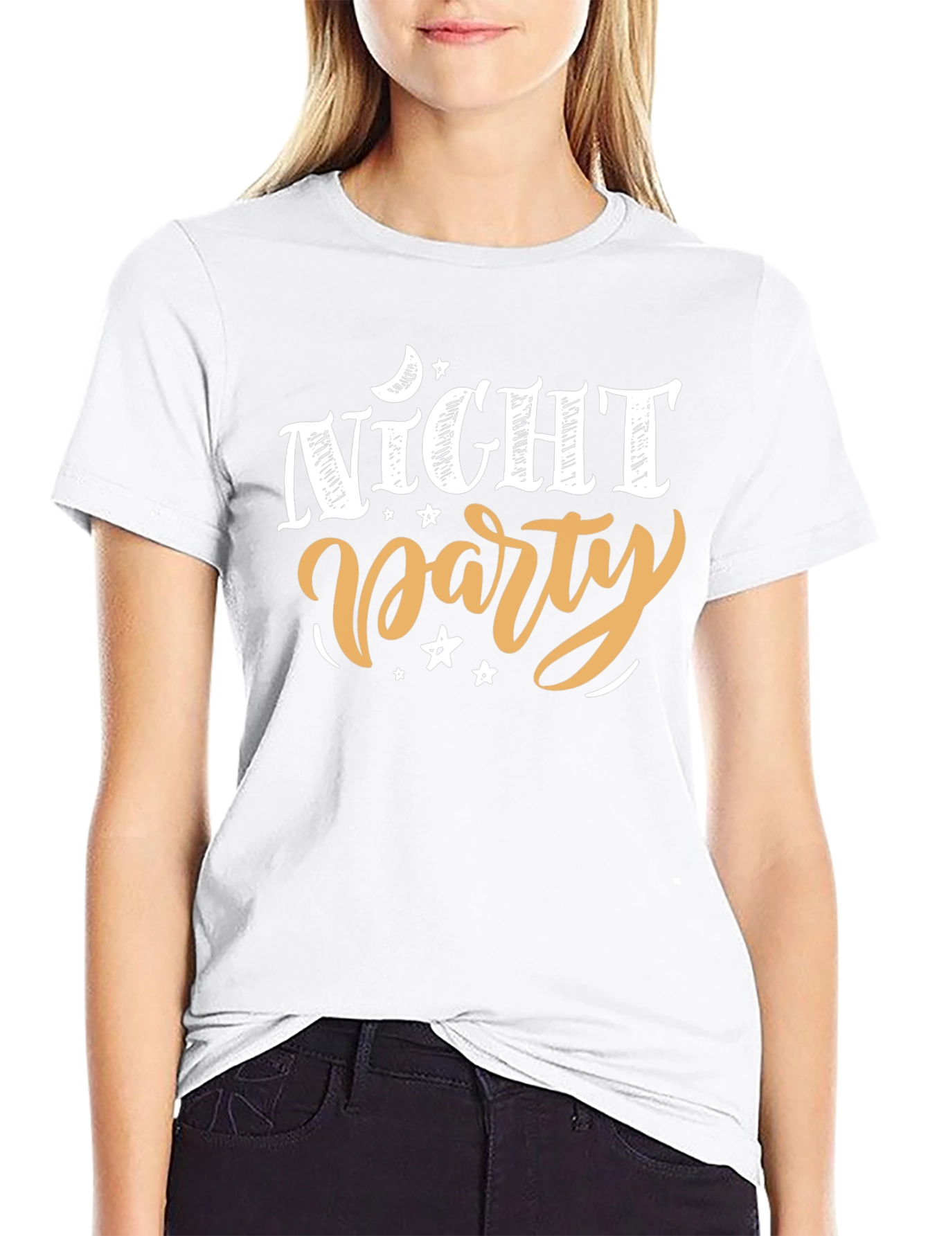Night Party Graphic Tee - Black T-Shirt
