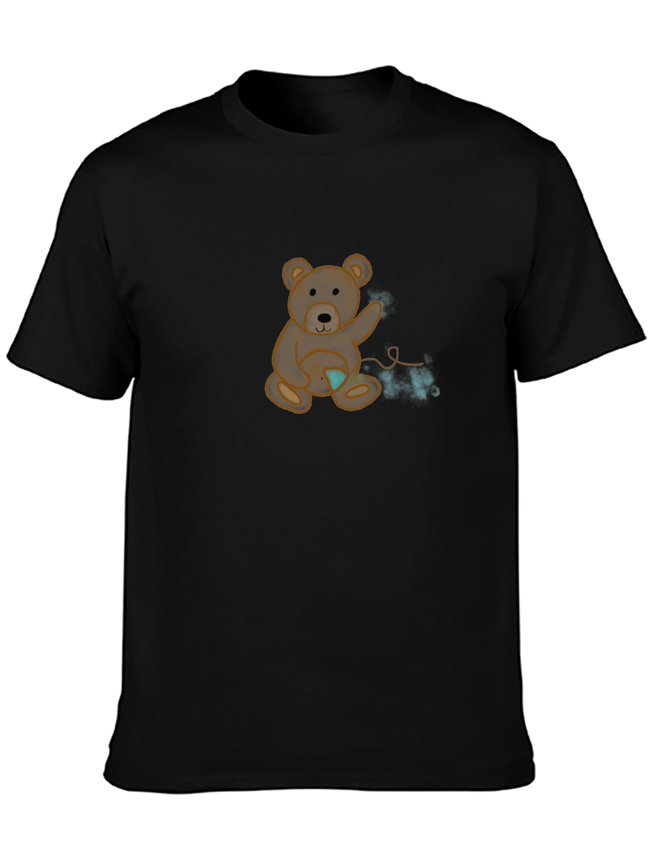 Bear T-Shirt - Heart Detail Casual Style