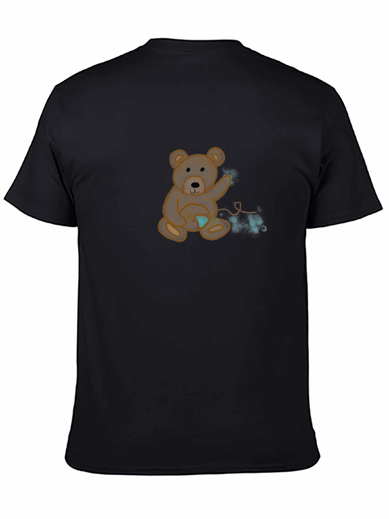 Bear T-Shirt - Heart Detail Casual Style
