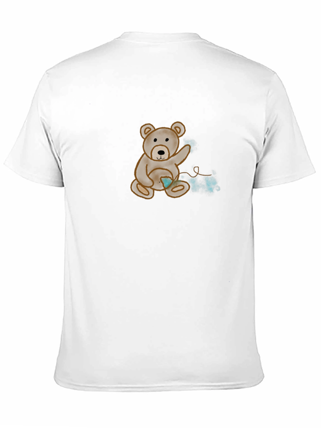 Bear T-Shirt - Heart Detail Casual Style