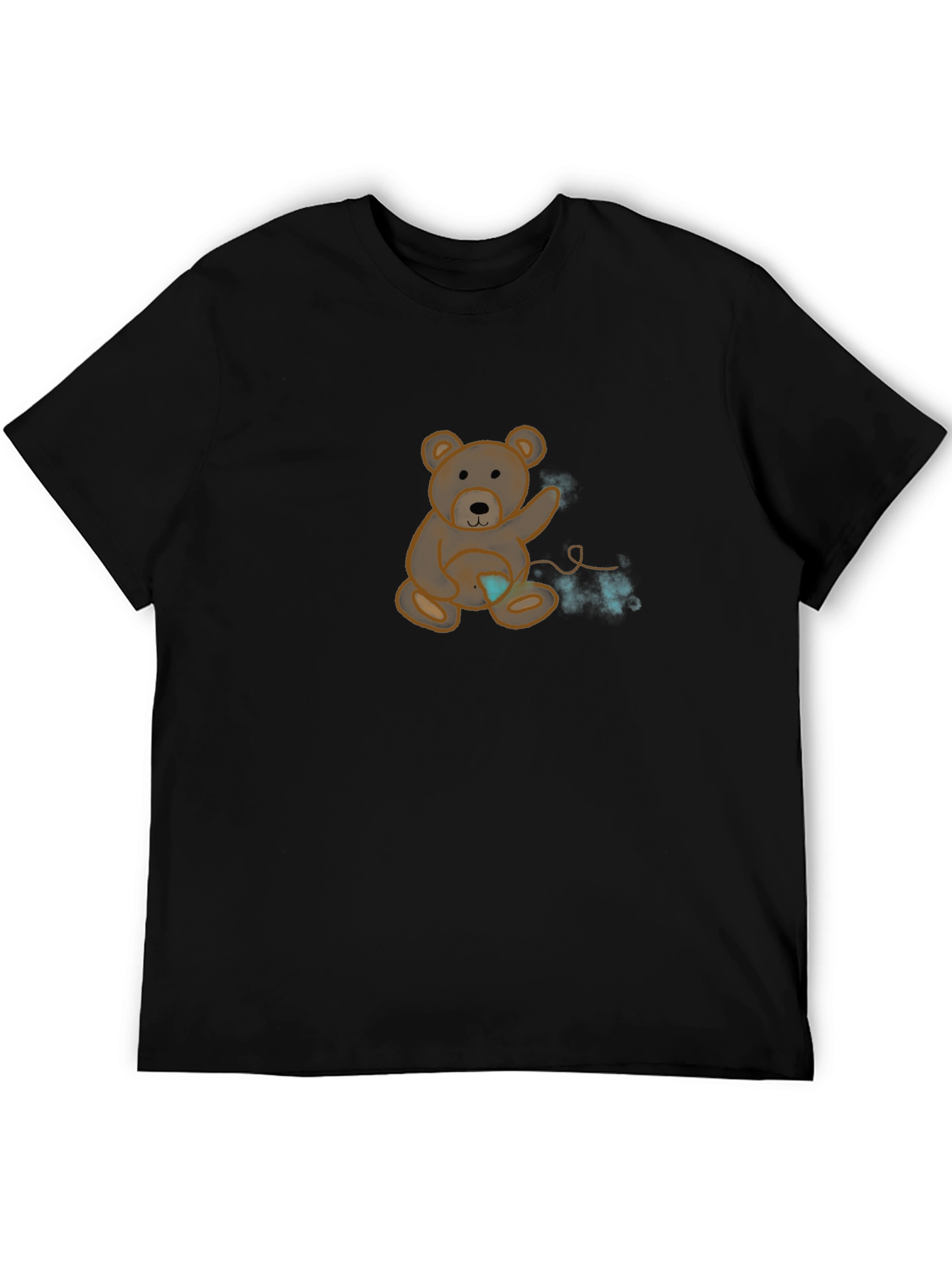 Bear T-Shirt - Heart Detail Casual Style
