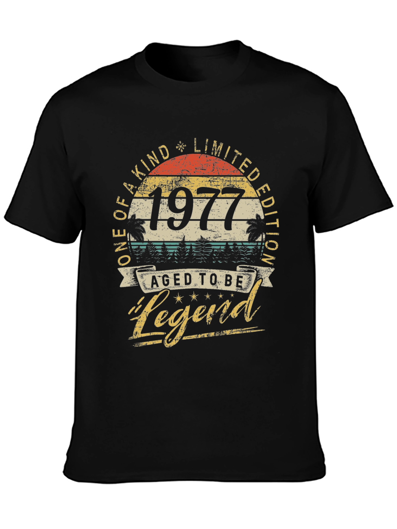 1977 Aged to be Legend Graphic T-Shirt