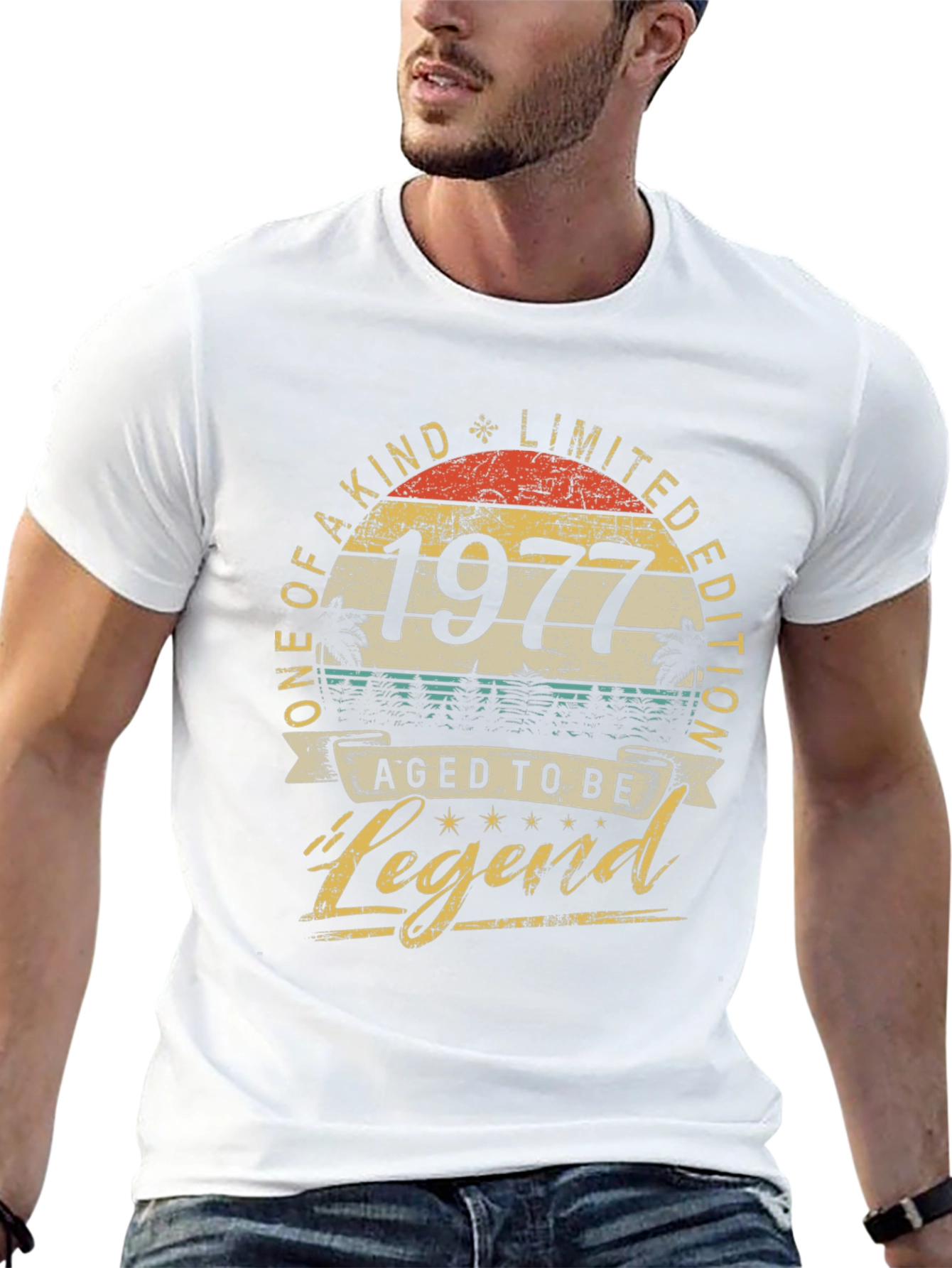 1977 Aged to be Legend Graphic T-Shirt