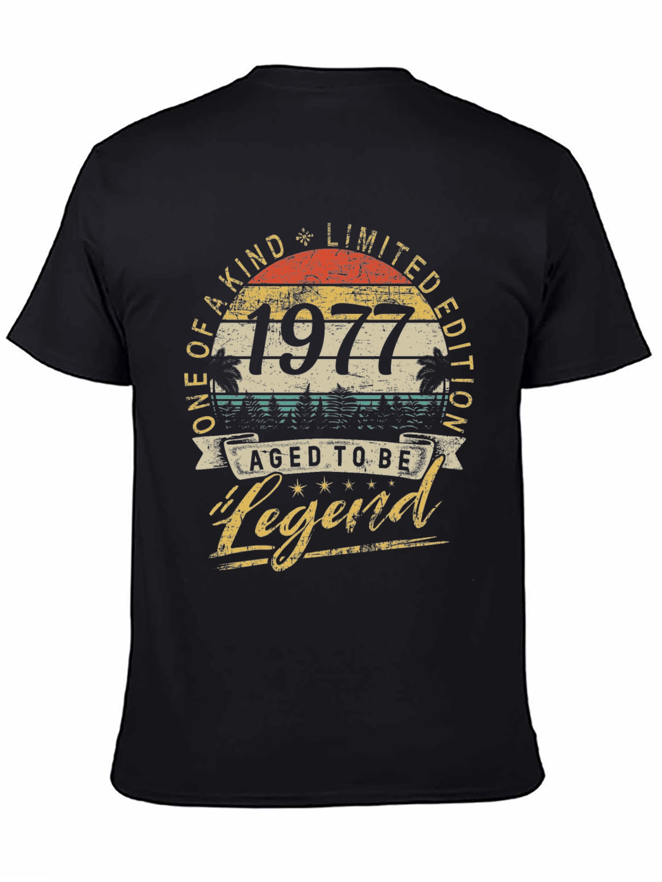 1977 Aged to be Legend Graphic T-Shirt