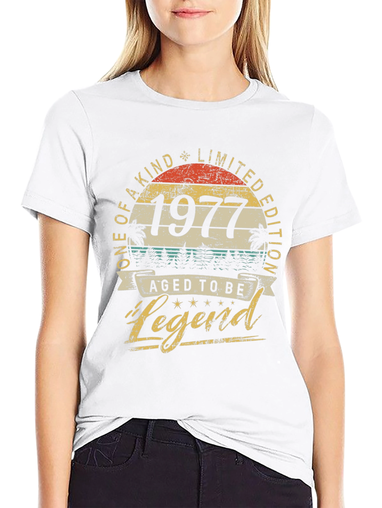 1977 Aged to be Legend Graphic T-Shirt