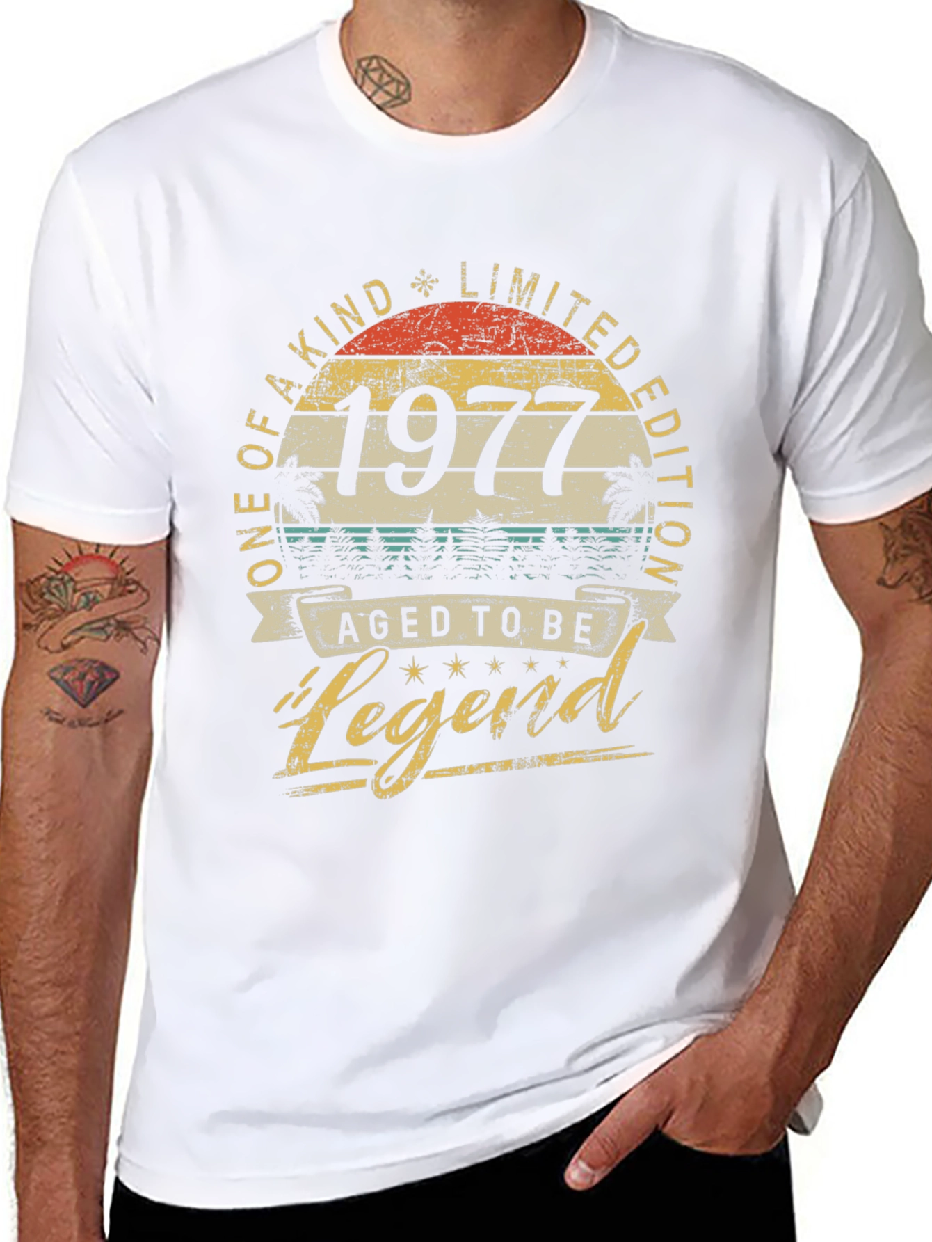 1977 Aged to be Legend Graphic T-Shirt