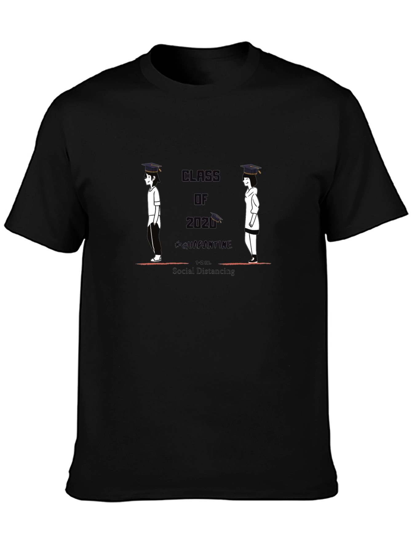 Class of 2020 Quarantine Social Distancing T-Shirt