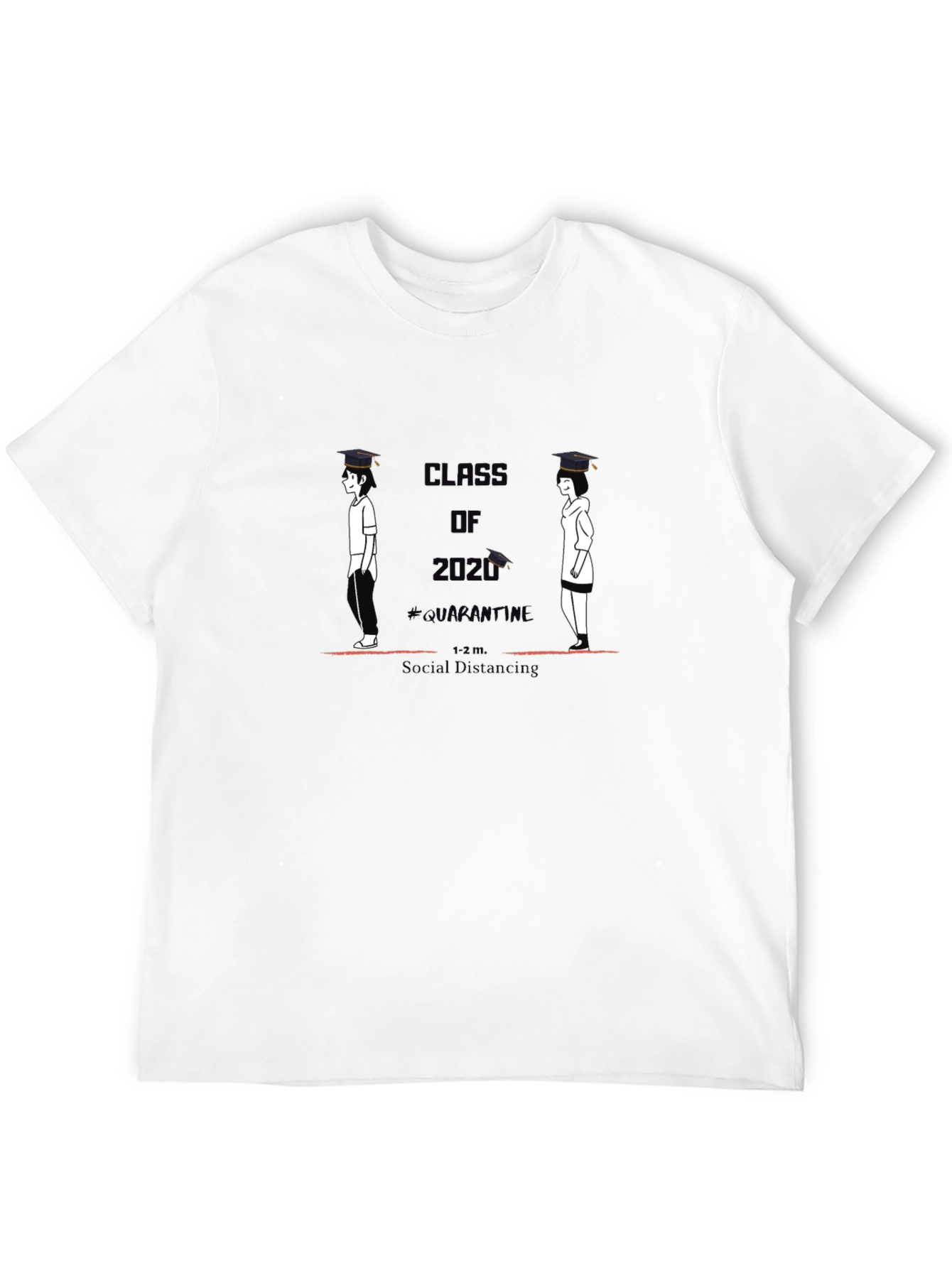 Class of 2020 Quarantine Social Distancing T-Shirt