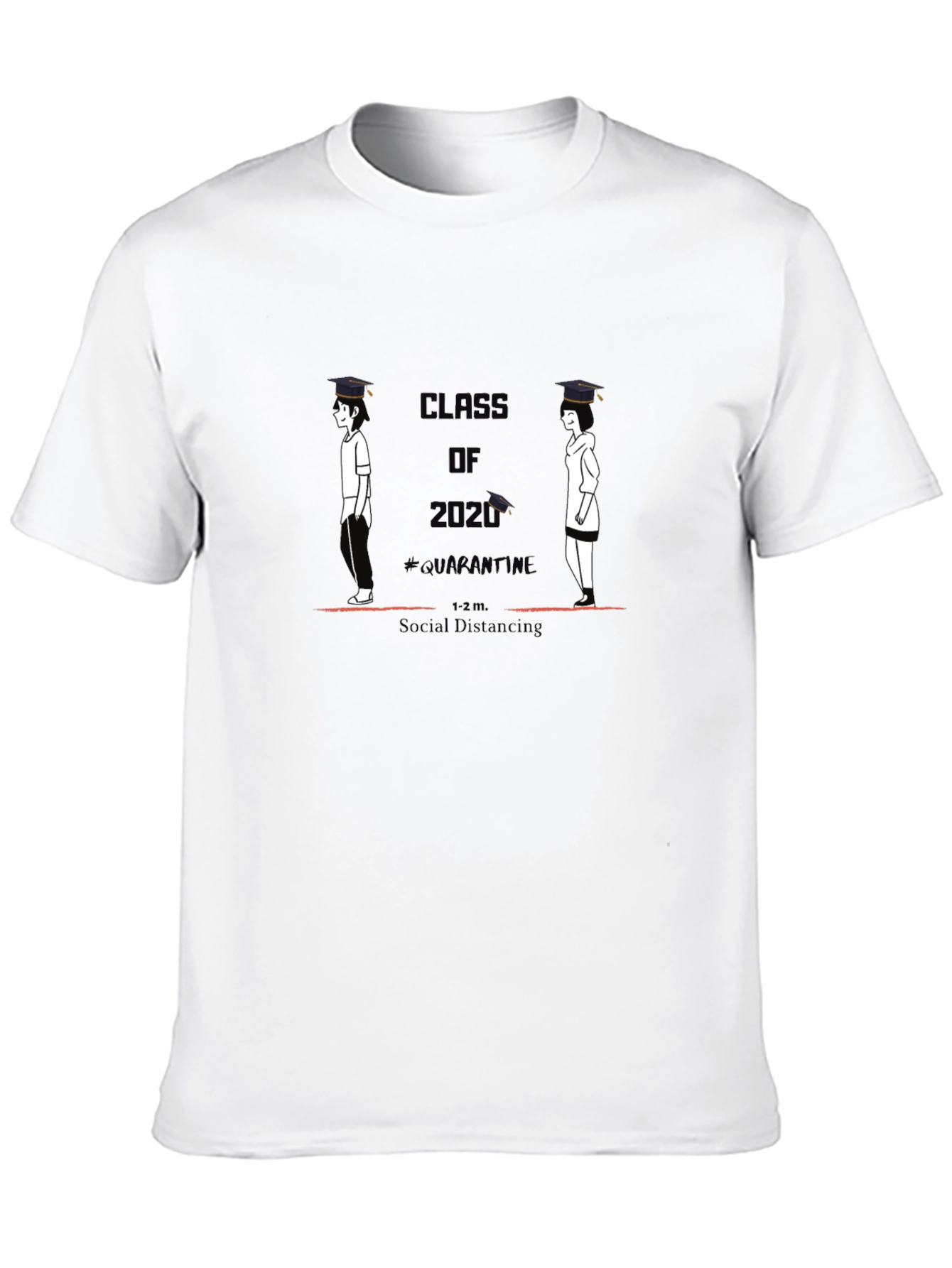 Class of 2020 Quarantine Social Distancing T-Shirt