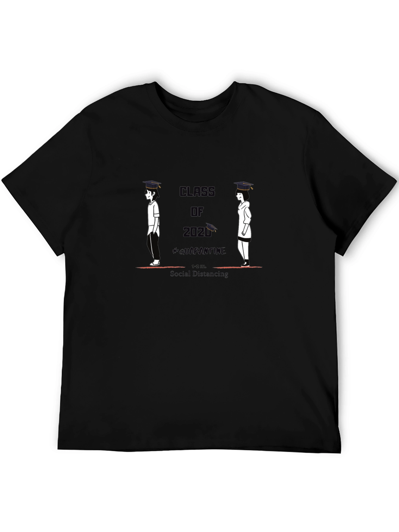 Class of 2020 Quarantine Social Distancing T-Shirt