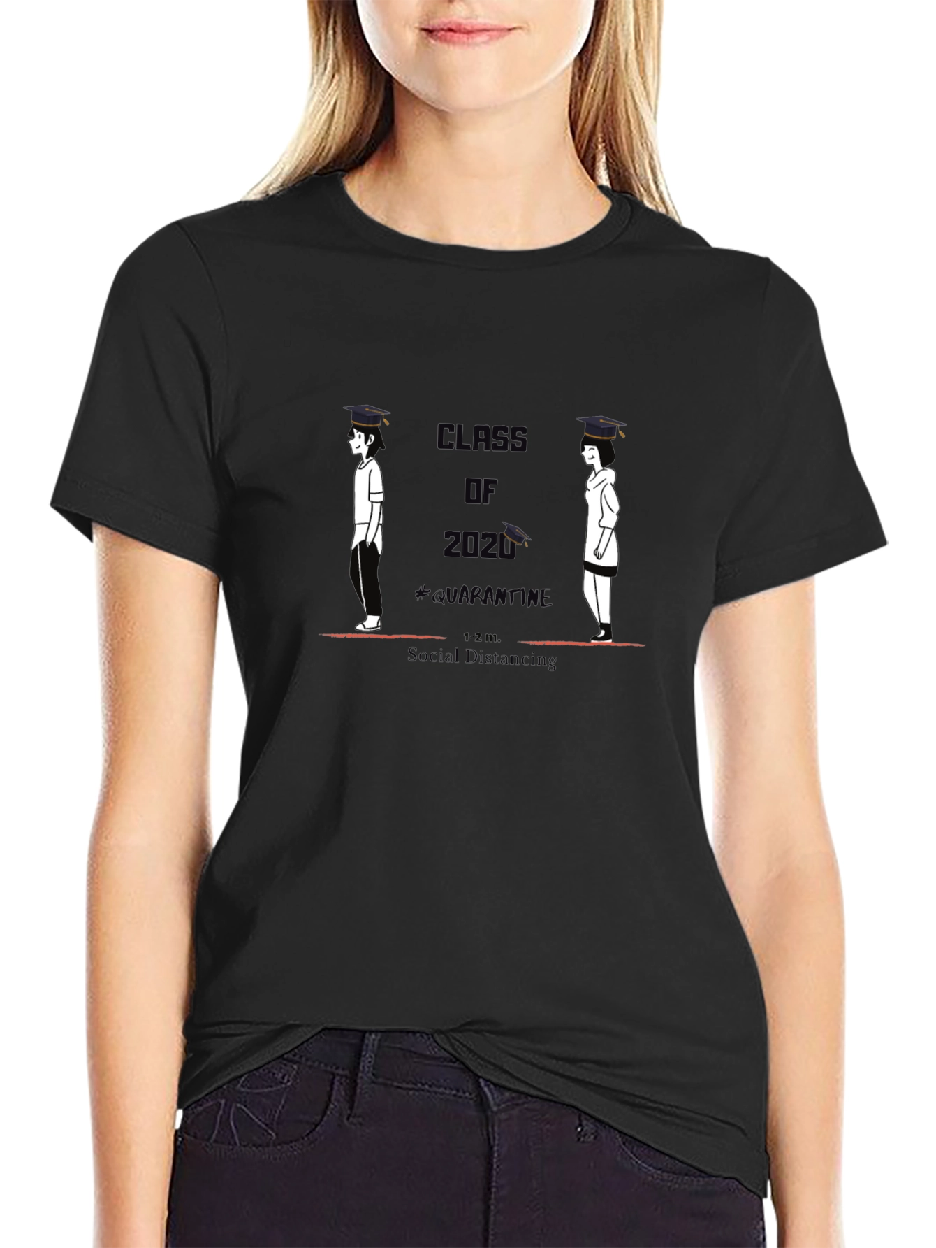 Class of 2020 Quarantine Social Distancing T-Shirt